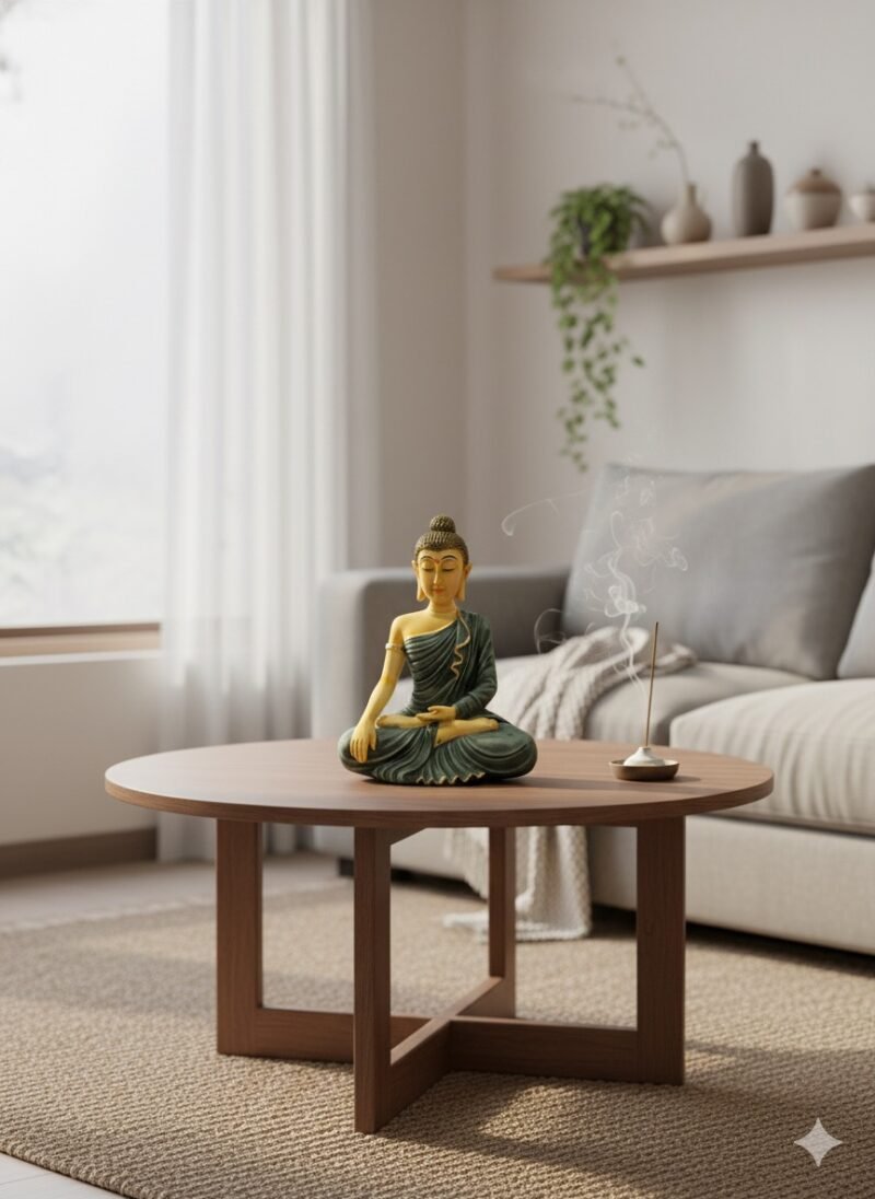 Lord Shiva Crystal Idol | Transparent Resin – 10L x 5.8W x 15H Inches