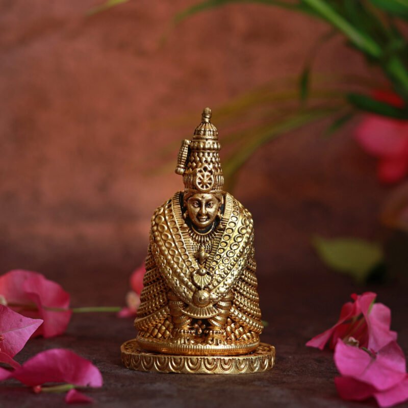 Lord Balaji Idol | Antique Brass Finish | H10.3 x W6 cm